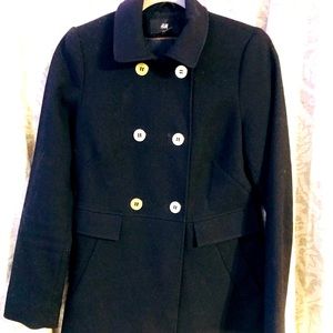 Womens Slim Fit Pea Coat
